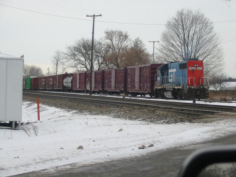 GT 4904
GT #4904 on the Kilgore Yard local doing some switching jobs at Pavillion @ 12:05pm on 01/24/03 (yes, i kept driving by) 
