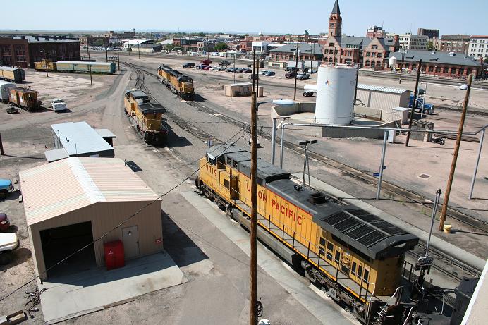 UP Yard
Looking NW across the UP Cheyenne Yard.
