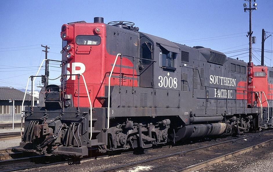 Southern Pacific EMD GP-9 3008
Los Angeles, California
April, 1977
