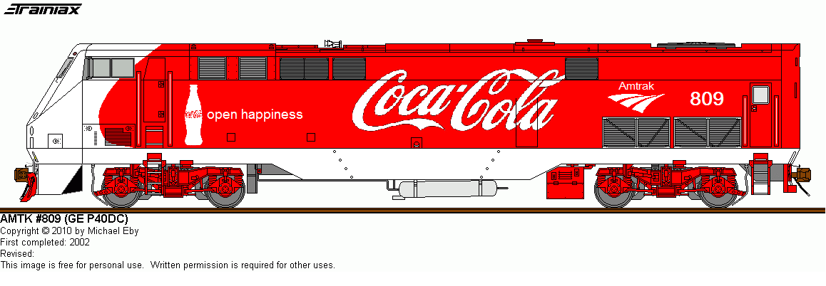 AMtrak Coke P40
