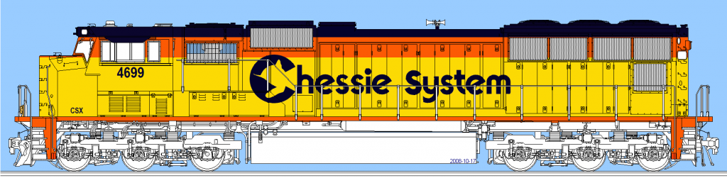 CSX Chessie System Heritage unit
