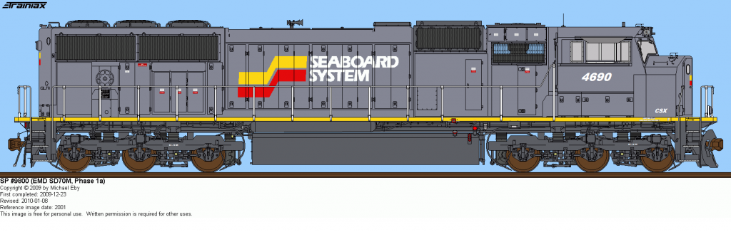 CSX Seaboadr Heritage unit
