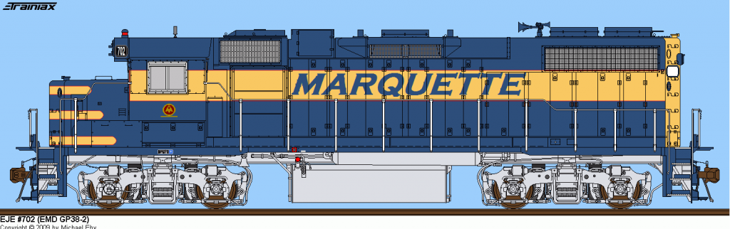 Marquette Rail GP38-2
