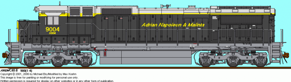 AN&M 9004
A former AN&M C40-8C no. 9004.
