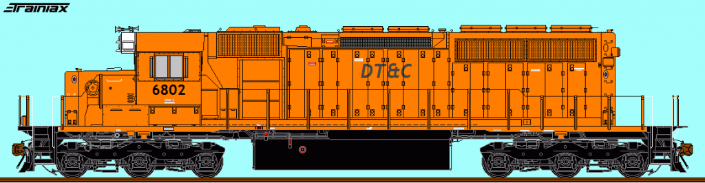 DT&C 6802
SD40-2, ex-AN&M
