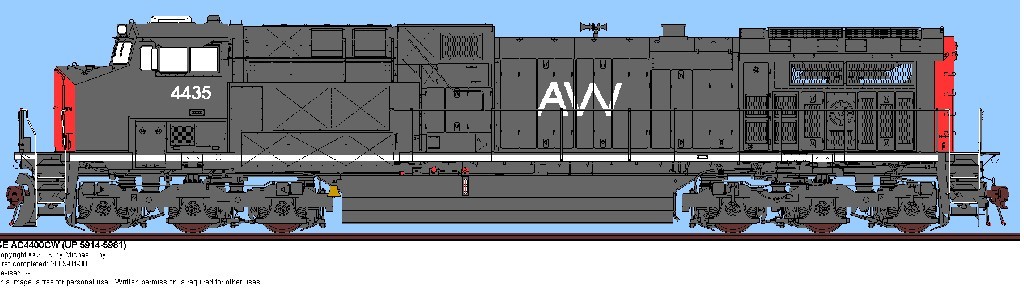 Appalachian Western AC4400CW 4435
