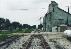 Looking west at the Glenmore Elevator