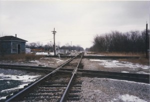 Looking east down EL at BY in 1997