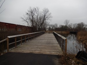 End of the trail looking southeast.