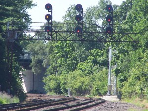 CP 421 Westbound Signal - New signal base behind current signal