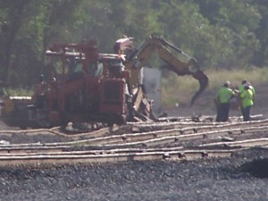 Work underway south of South Freight