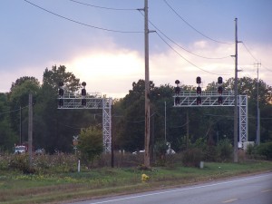 Westbound signals as the floodgates opened (WB 1 Clear, EB 2 was Advance Approach)