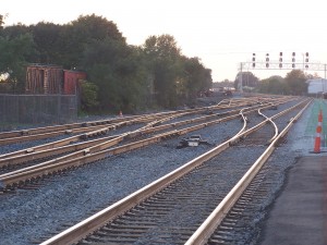 The view from the platform