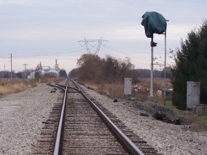 The PRR style fixed EB signal is still standing.<br />Until CFER gets around to removing it. <br />Or turning it to field.<br />Or it gets stolen.