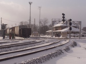 The curve and Main St Crossing