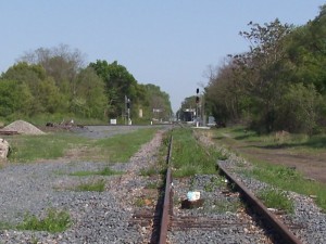 From 2016 - a view of the signals looking southeast along the PRR. Nothing much has changed in the past couple years in this view.