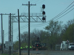 CP 415 Temporary cantilever removed April 26th, 2015