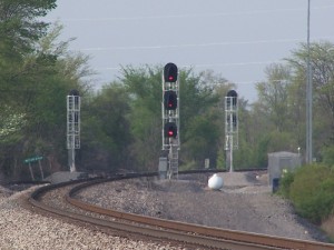 The new eastbound at West Butler.