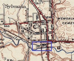 Topo Map Sylvania 1934