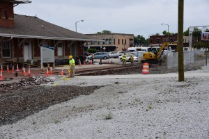 East end corner sidewalk