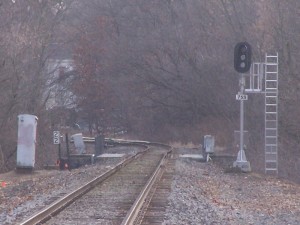 75W renumbered 75S with new signals (Featherstone Rd)