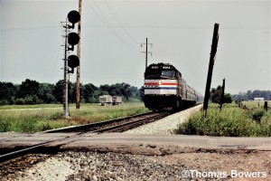 These were the afternoon trains off the Michigan Line that detoured. Work was being done on the Mich. Line during the day.