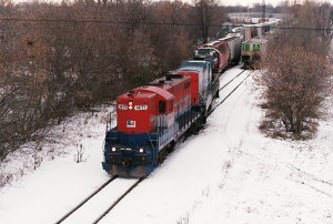 Looking toward the yard from Norman Street in 2008.