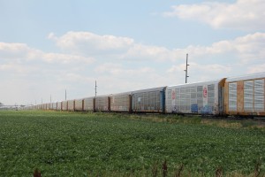 Autoracks as far as the eye can see!