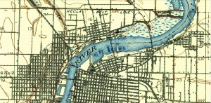 USGS 1913 Bay City, Michigan Map