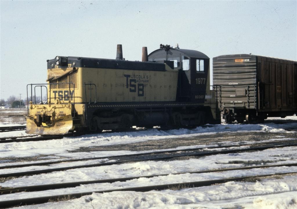 Tuscola and Saginaw Bay 1977
NW2, 1977 seen at Cadillac in 1987 named "Big Chief"
