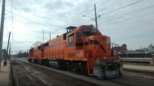 SS Freight 2007-2009 running light at 11th St