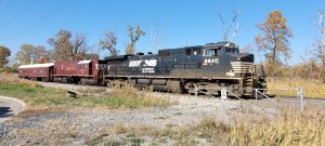 NS track geometry train at OJ